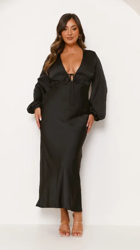 Amara Maxi Dress - Black