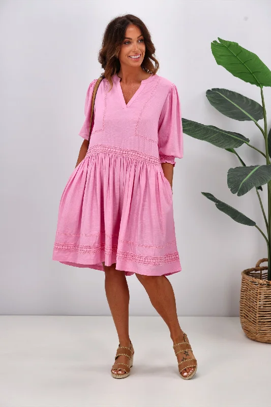 Elm Market Dress Pretty Pink