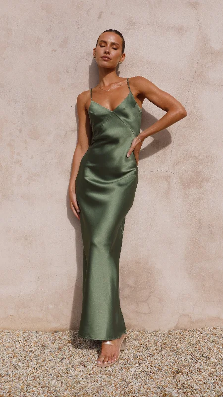 Gisella Maxi Dress - Olive