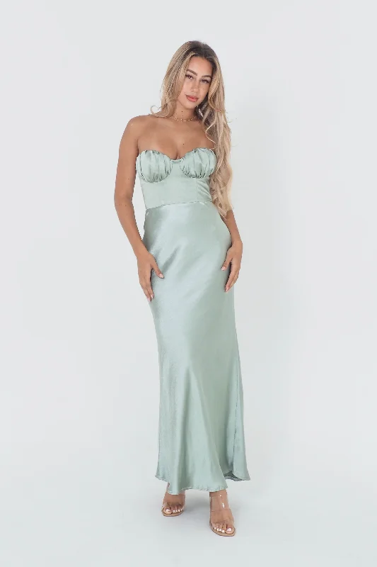 Jose Maxi Dress - Pistachio