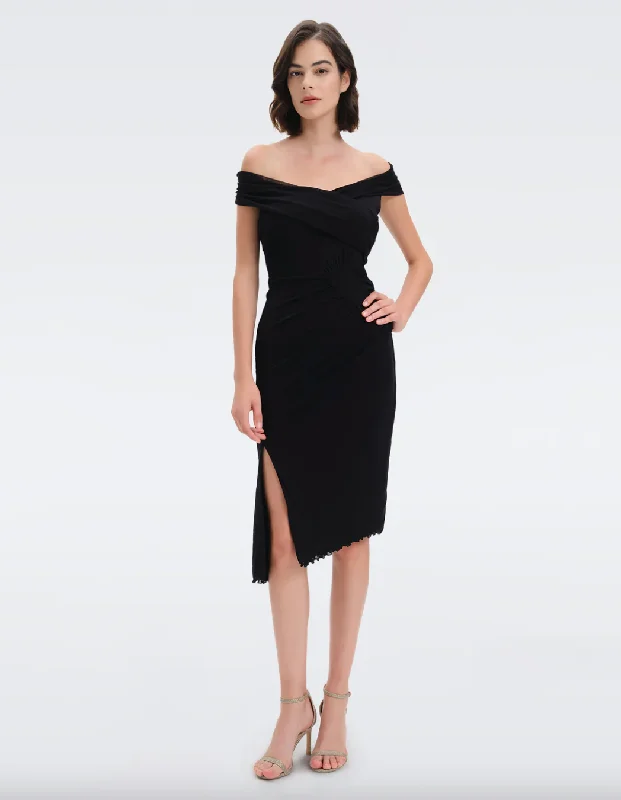 Lovinia Mesh Dress - Black