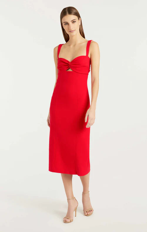 Luana Dress - Bright Crimson