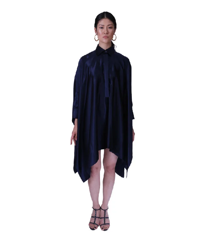 Mara Navy Silk