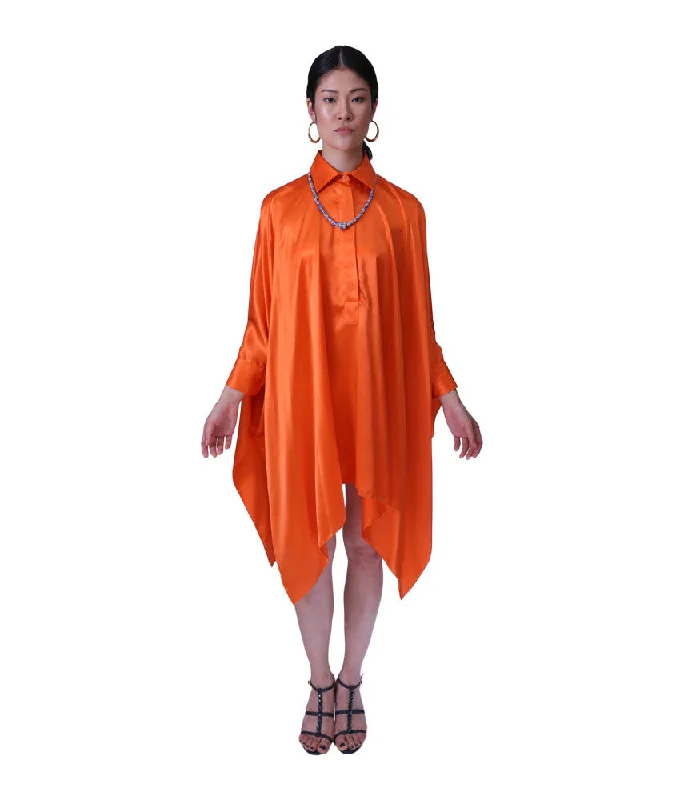 Mara Tangerine Silk