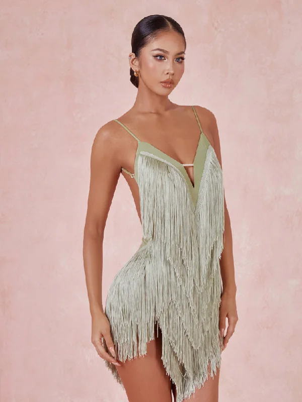 Oasis Fringe Dress #2420