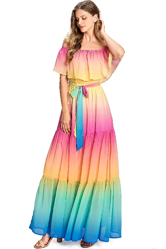 Sunrise Ombre Maxi Dress