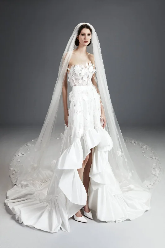 VRM373V - FAIRYTALE FLOWER VEIL