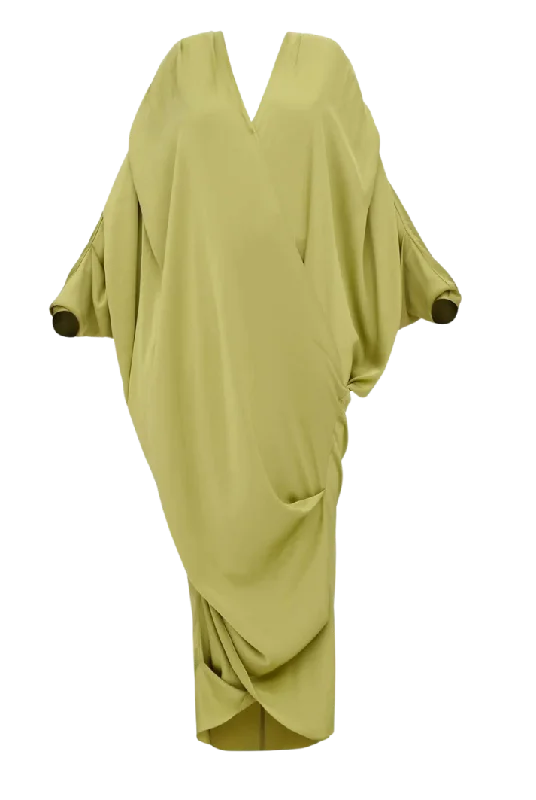 Tibara Kaftan Dress | Lime