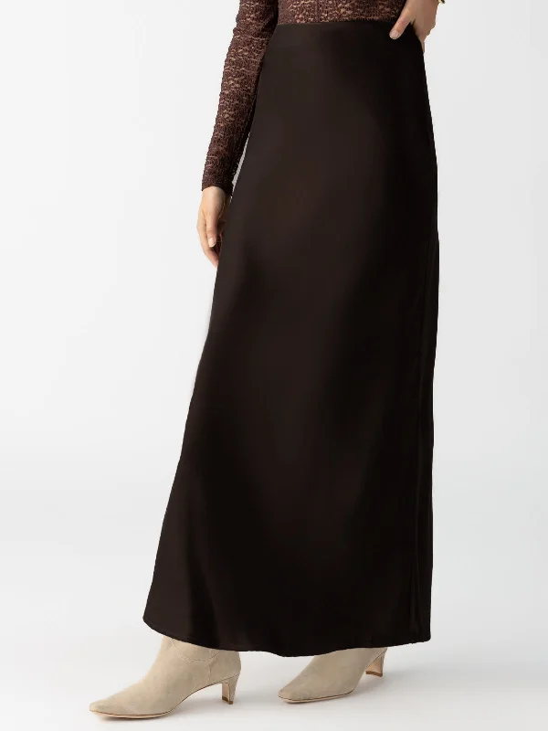 Everyday Mid-Rise Maxi Skirt Coffee